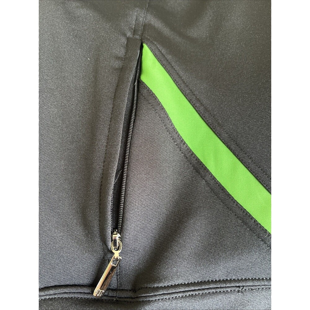 Eleven‎ By Venus Williams Women’s Medium Track Jacket Activewear Green & Black - Picture 7 of 12